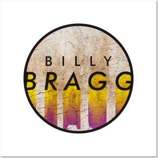 Billy Bragg - VINTAGE YELLOW CIRCLE Posters and Art